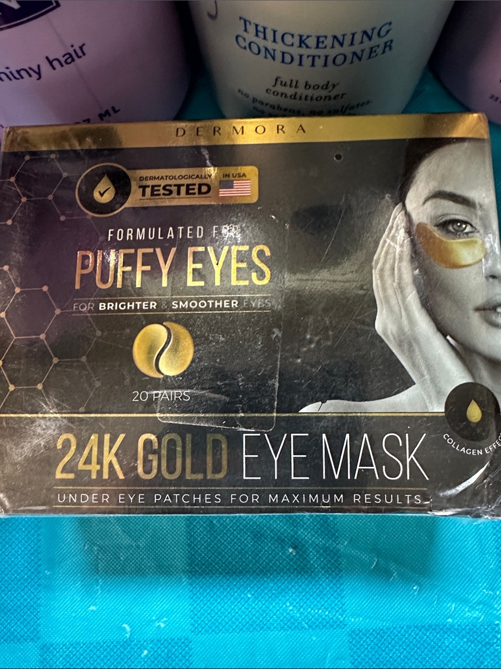 24K Gold Under-Eye Masks for Puffy Eyes - Gold